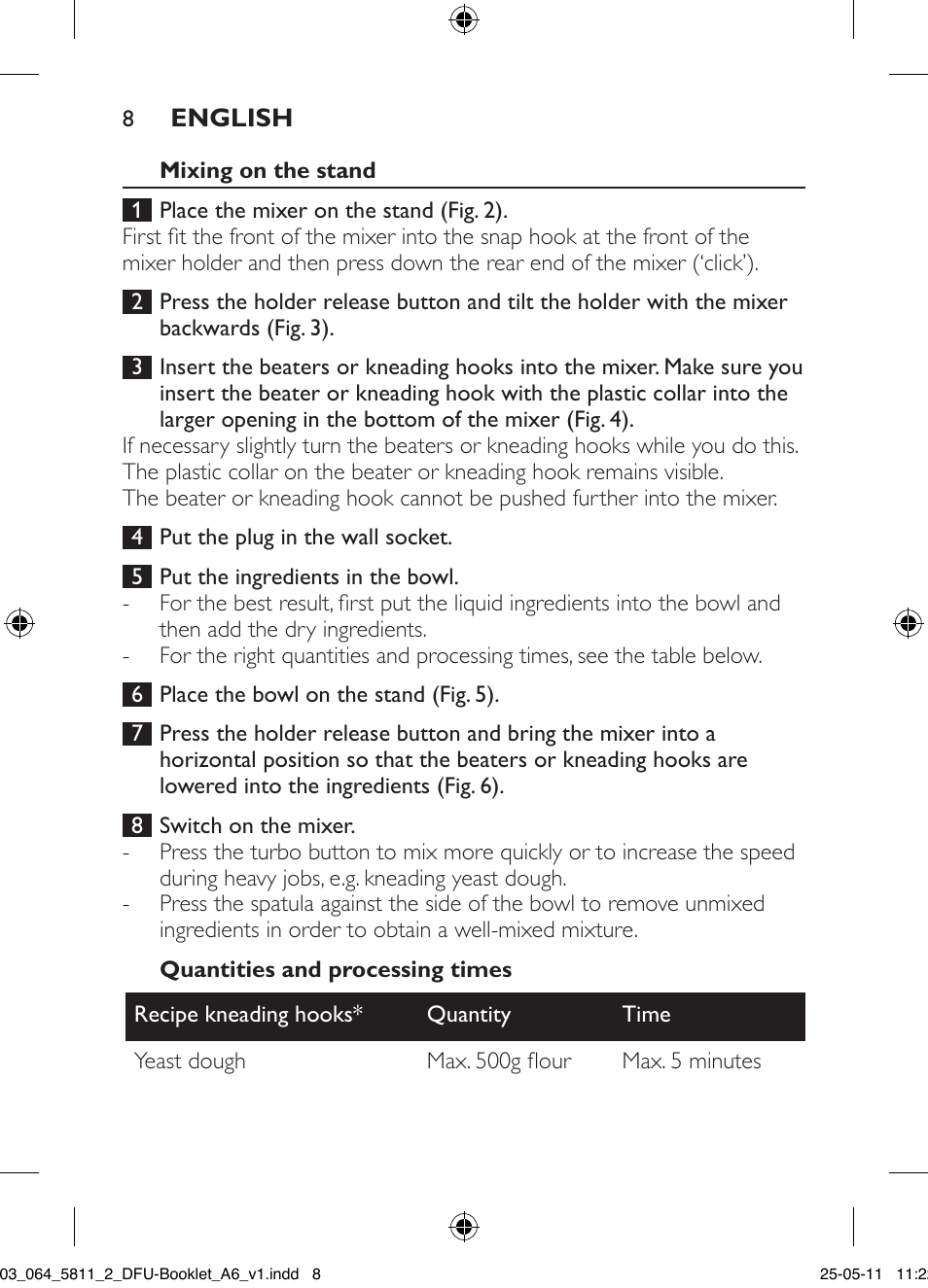 Philips Standmixer User Manual | Page 8 / 120