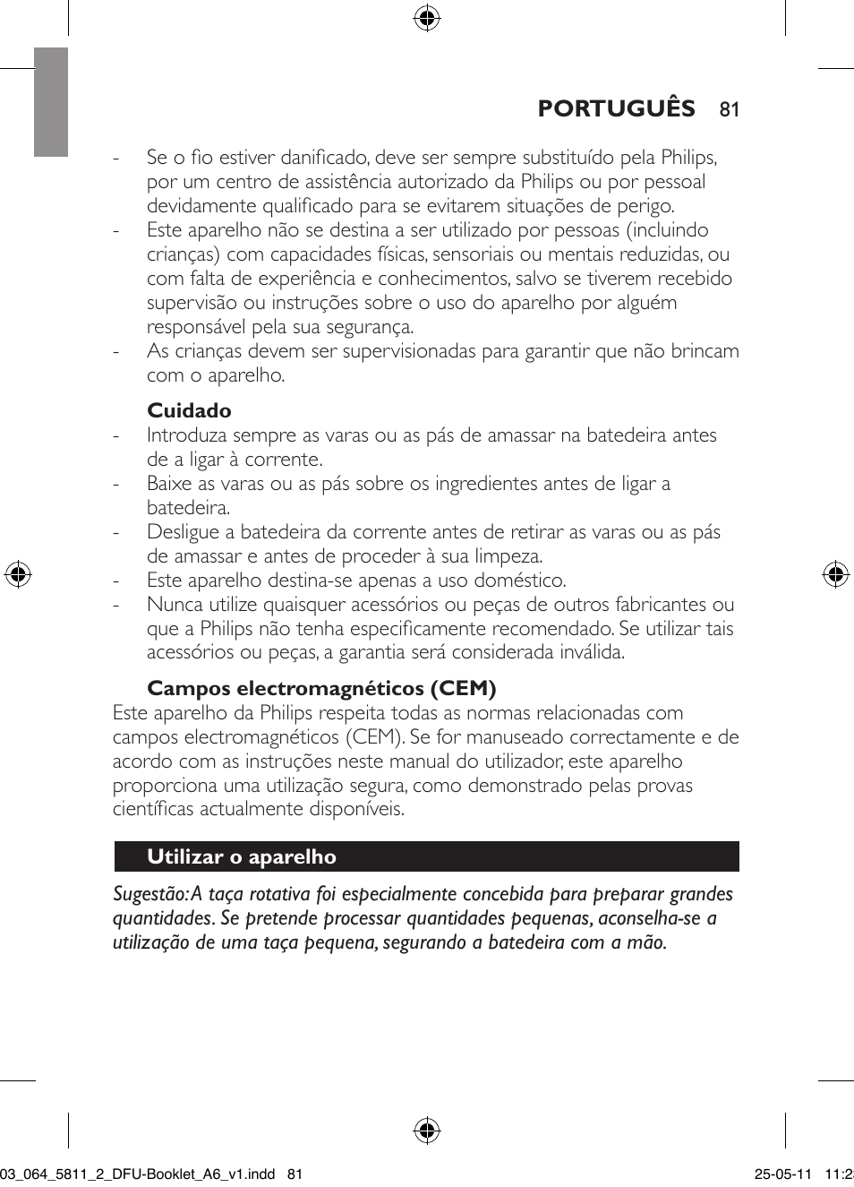 Philips Standmixer User Manual | Page 81 / 120