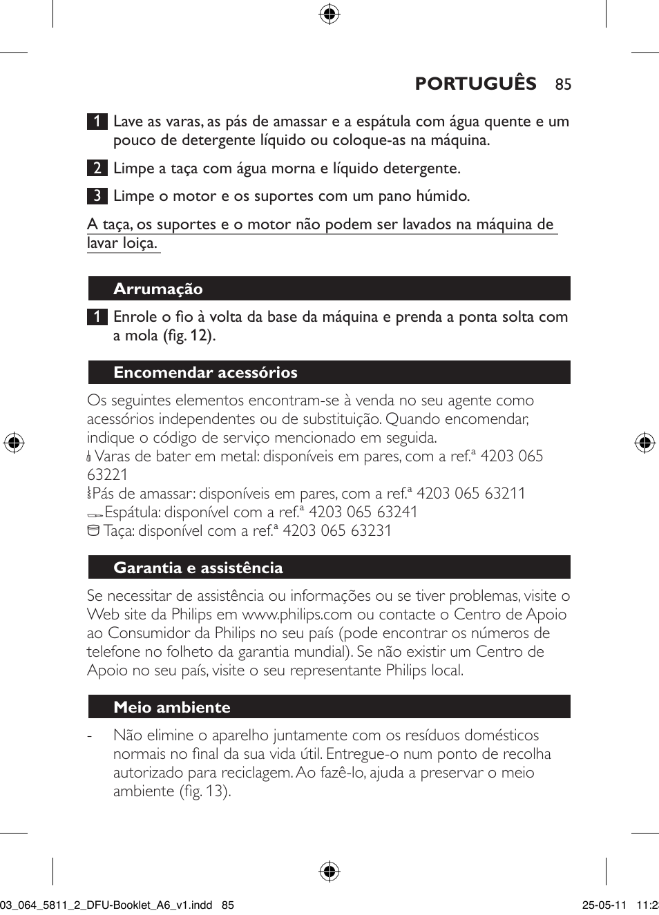 Philips Standmixer User Manual | Page 85 / 120