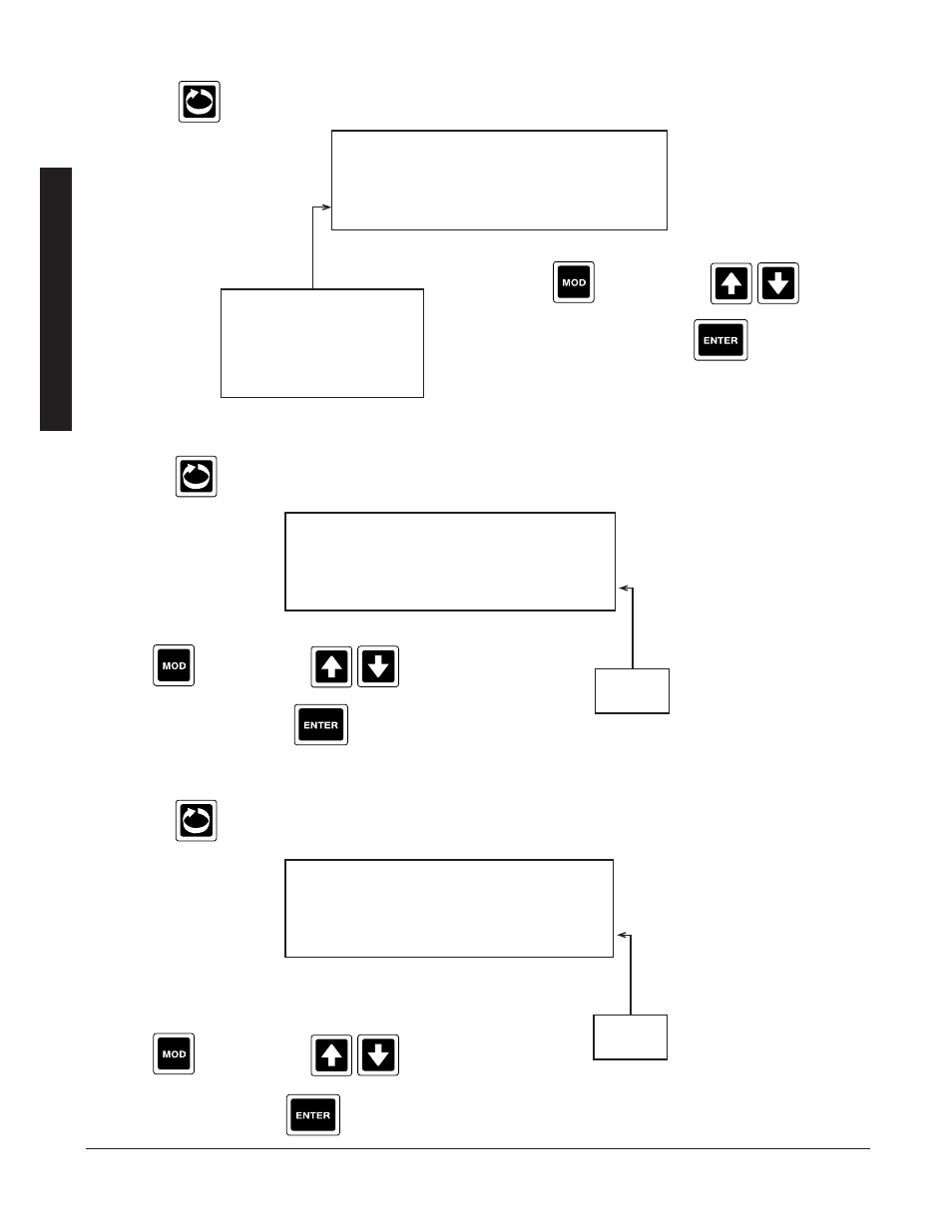 Rx recording method drag - min to max, Rx decimal position 0, Rx chart divisions (rings) 100 | Anderson Manufacturing AV-9000 User Manual | Page 133 / 321
