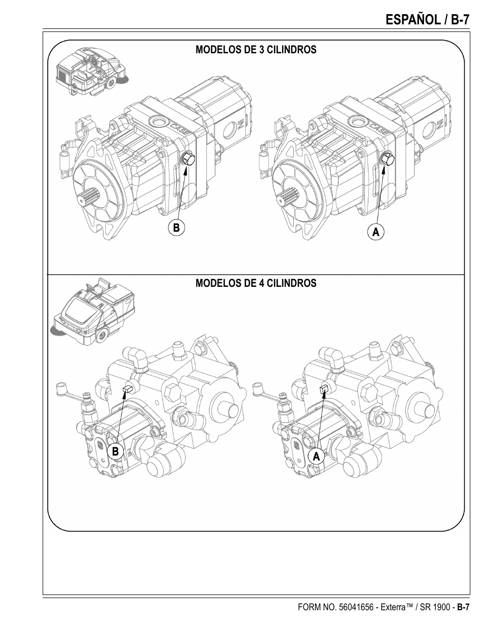 Español / b-7 | Nilfisk-ALTO SR 1900 User Manual | Page 31 / 52