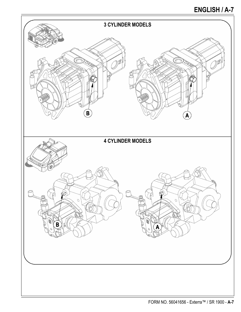 English / a-7 | Nilfisk-ALTO SR 1900 User Manual | Page 7 / 52