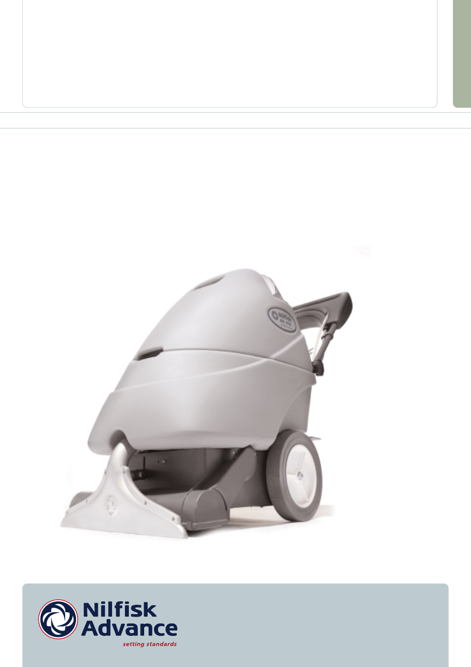 Caring, Carpet, For your | Nilfisk-ALTO AX 310 User Manual | Page 3 / 6