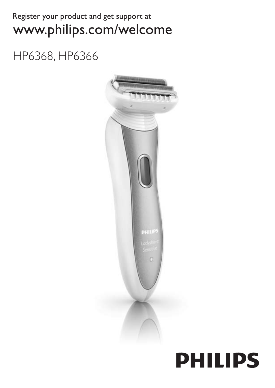 Philips Ladyshave Sensitive User Manual | 116 pages