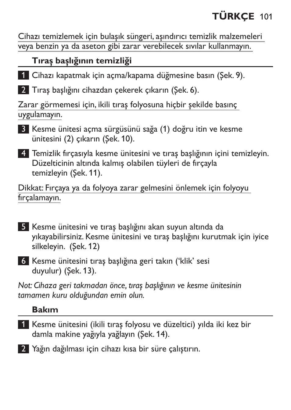 Philips Ladyshave Sensitive User Manual | Page 101 / 116