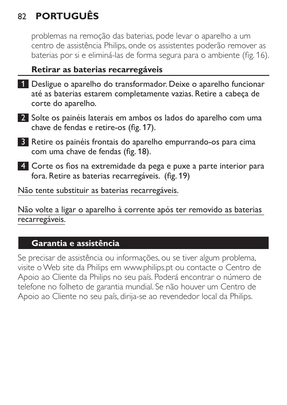 Philips Ladyshave Sensitive User Manual | Page 82 / 116