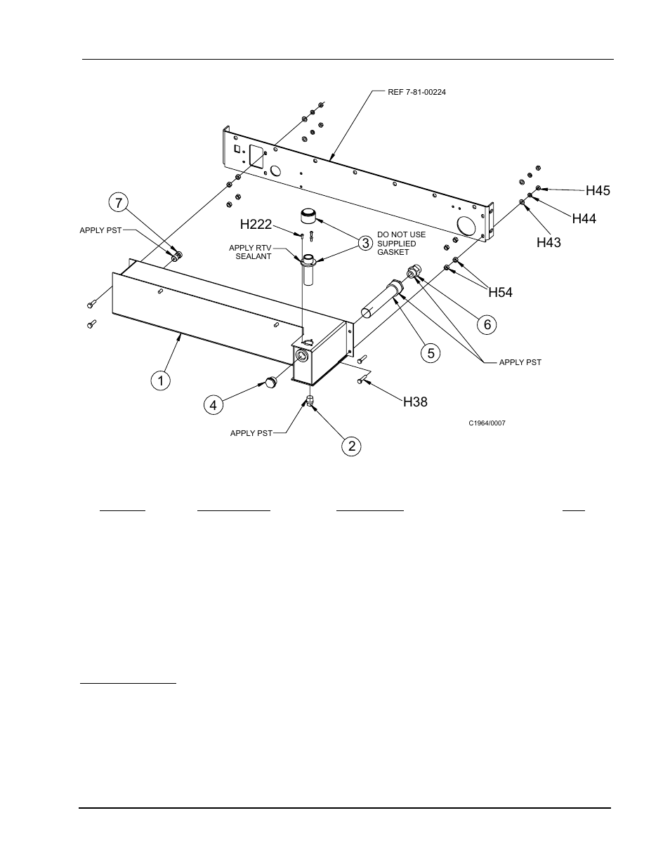 Hydraulic reservoir assembly, H222 | Nilfisk-ALTO 2000 User Manual | Page 109 / 157