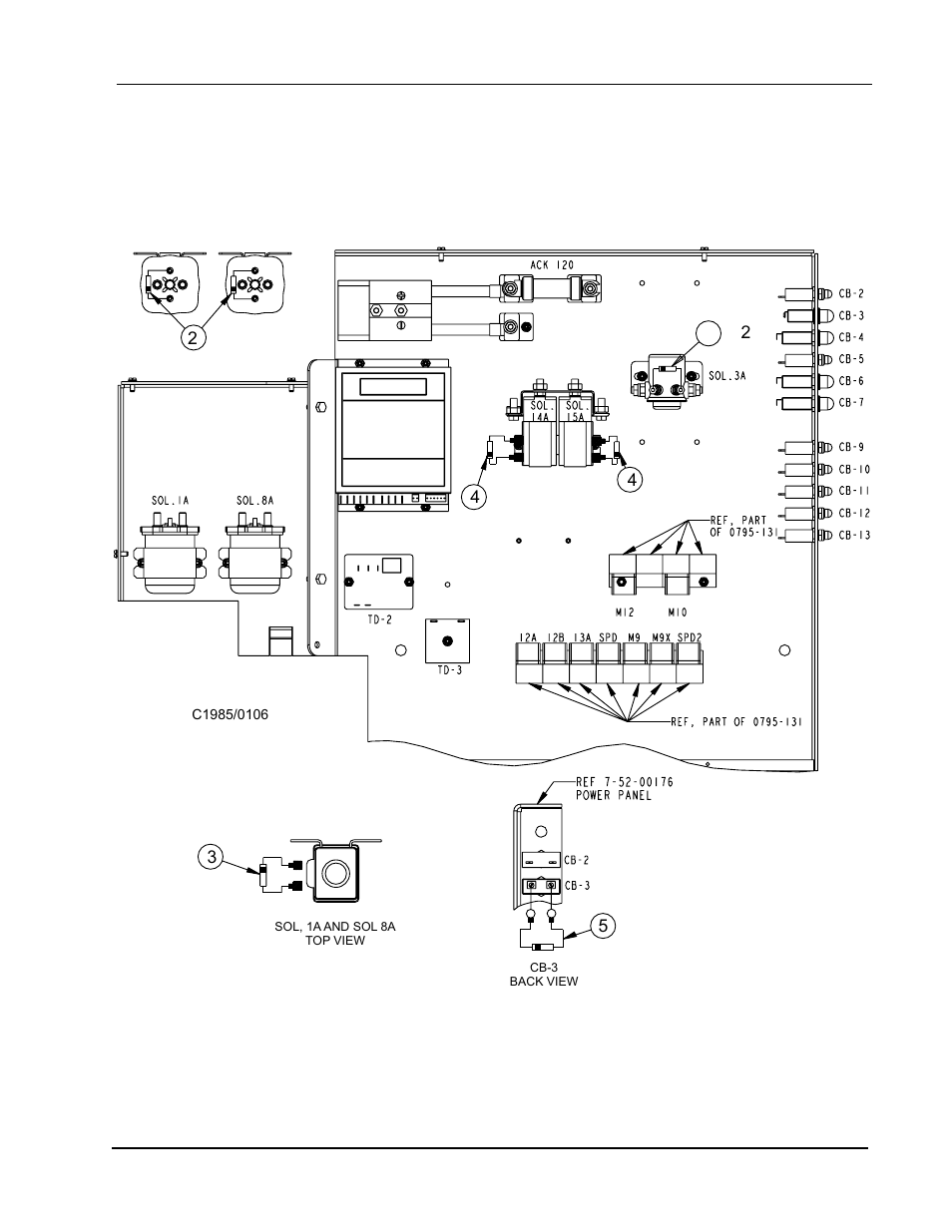 Power panel (36v) cont - exploded view | Nilfisk-ALTO 2000 User Manual | Page 119 / 157