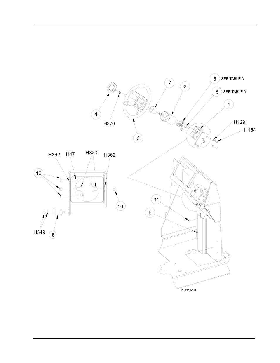 Power steering - exploded view | Nilfisk-ALTO 2000 User Manual | Page 121 / 157