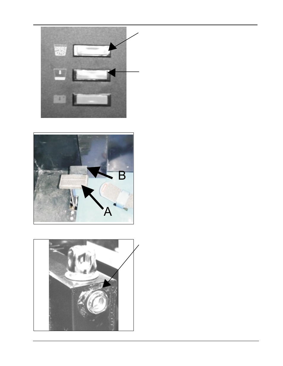 Recovery high light, Low solution light, Parking brake | Turn signal - 4-way, Hydraulic reservoir level sight gauge | Nilfisk-ALTO 2000 User Manual | Page 20 / 157