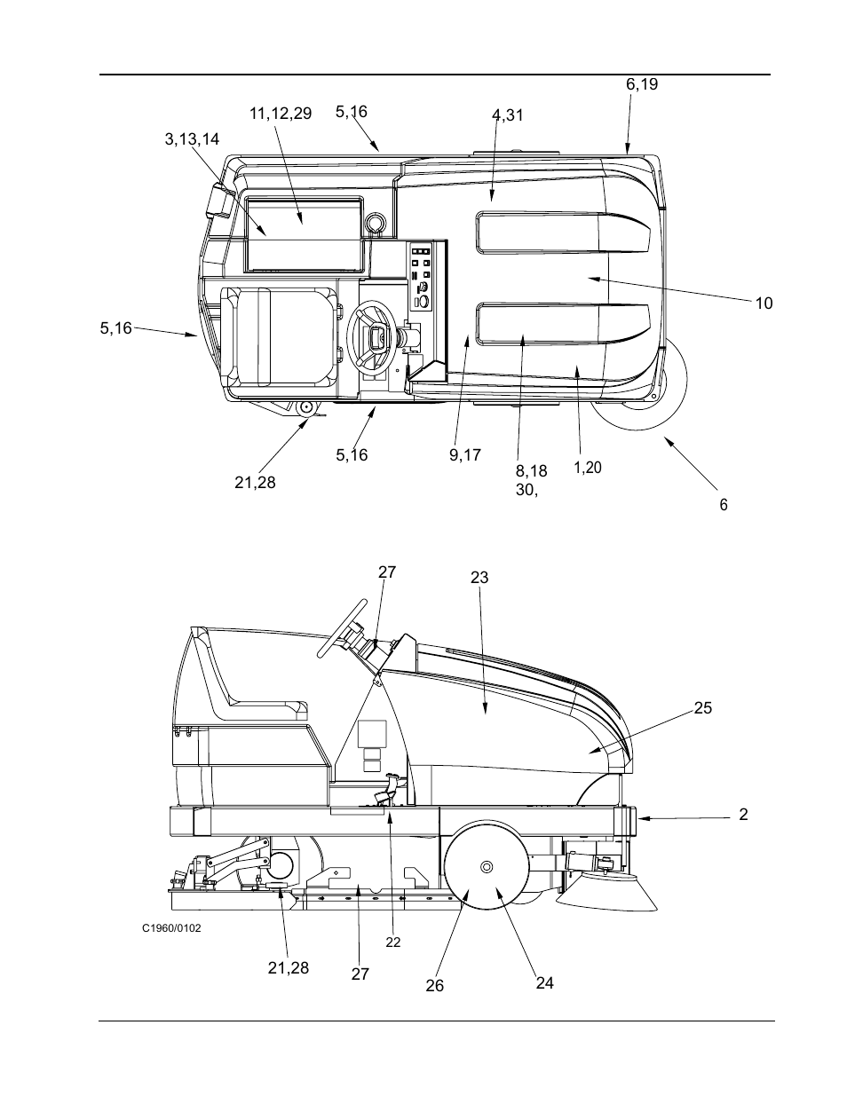 Service chart diagram | Nilfisk-ALTO 2000 User Manual | Page 26 / 157