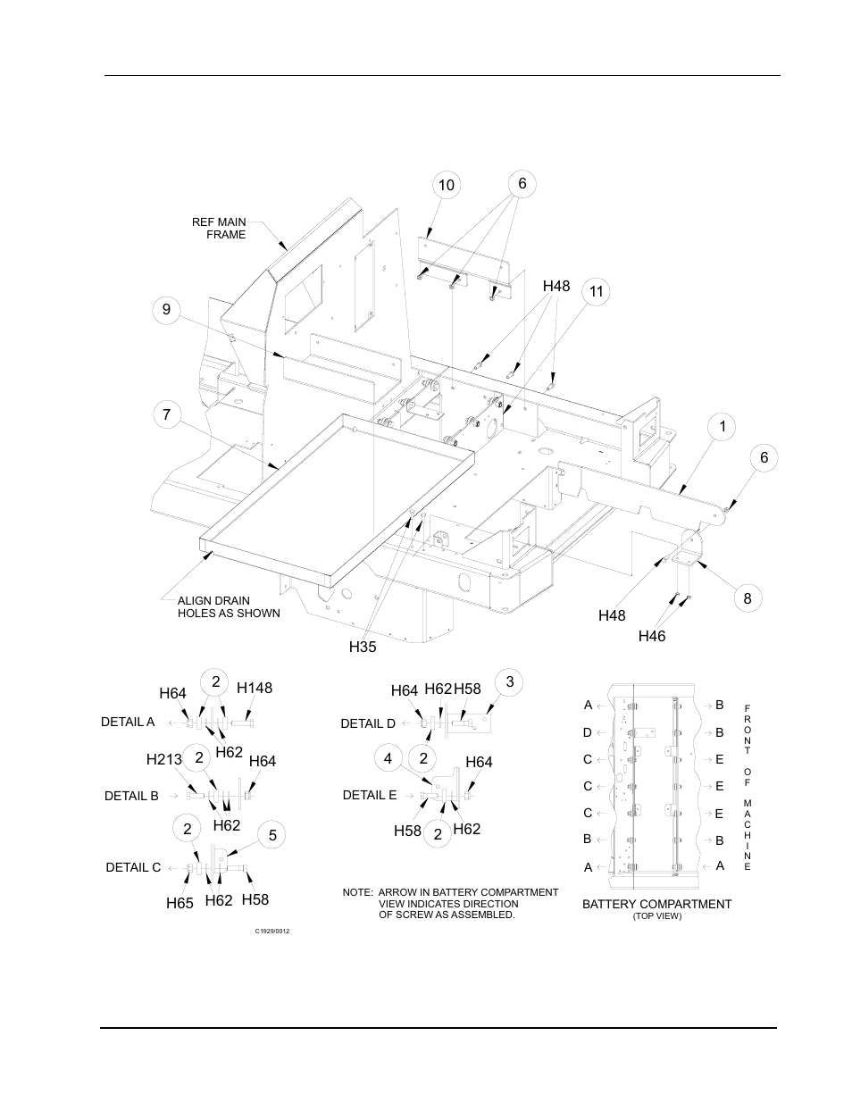 Rollout battery - exploded view | Nilfisk-ALTO 2000 User Manual | Page 99 / 157