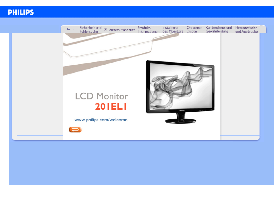 Philips LED-Monitor User Manual | 87 pages