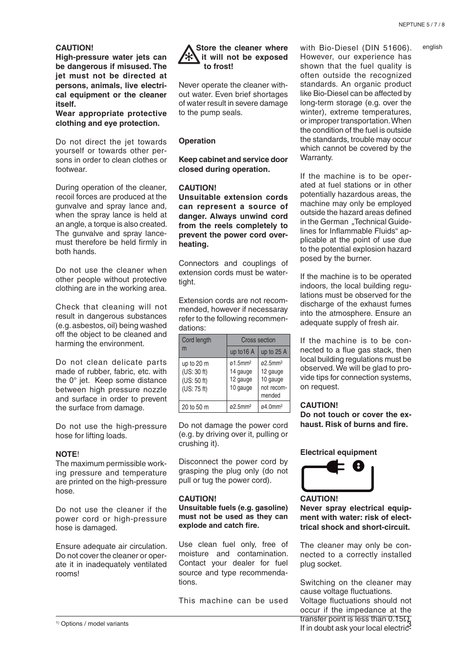 Nilfisk-ALTO NEPTUNE 8 User Manual | Page 5 / 21