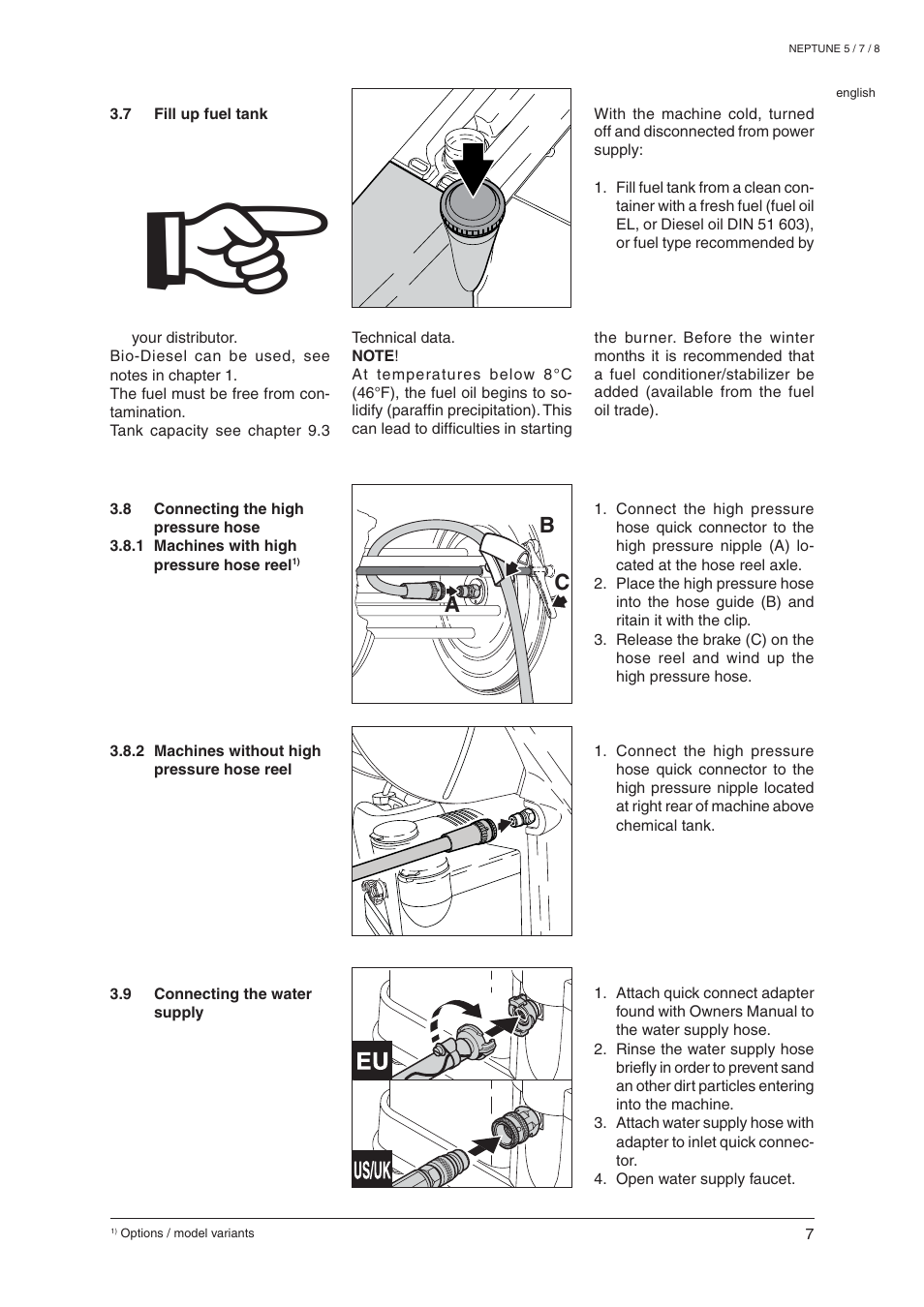 Nilfisk-ALTO NEPTUNE 8 User Manual | Page 9 / 21