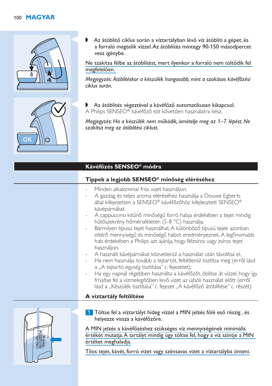 Philips SENSEO® Kaffeepadmaschine User Manual | Page 100 / 162
