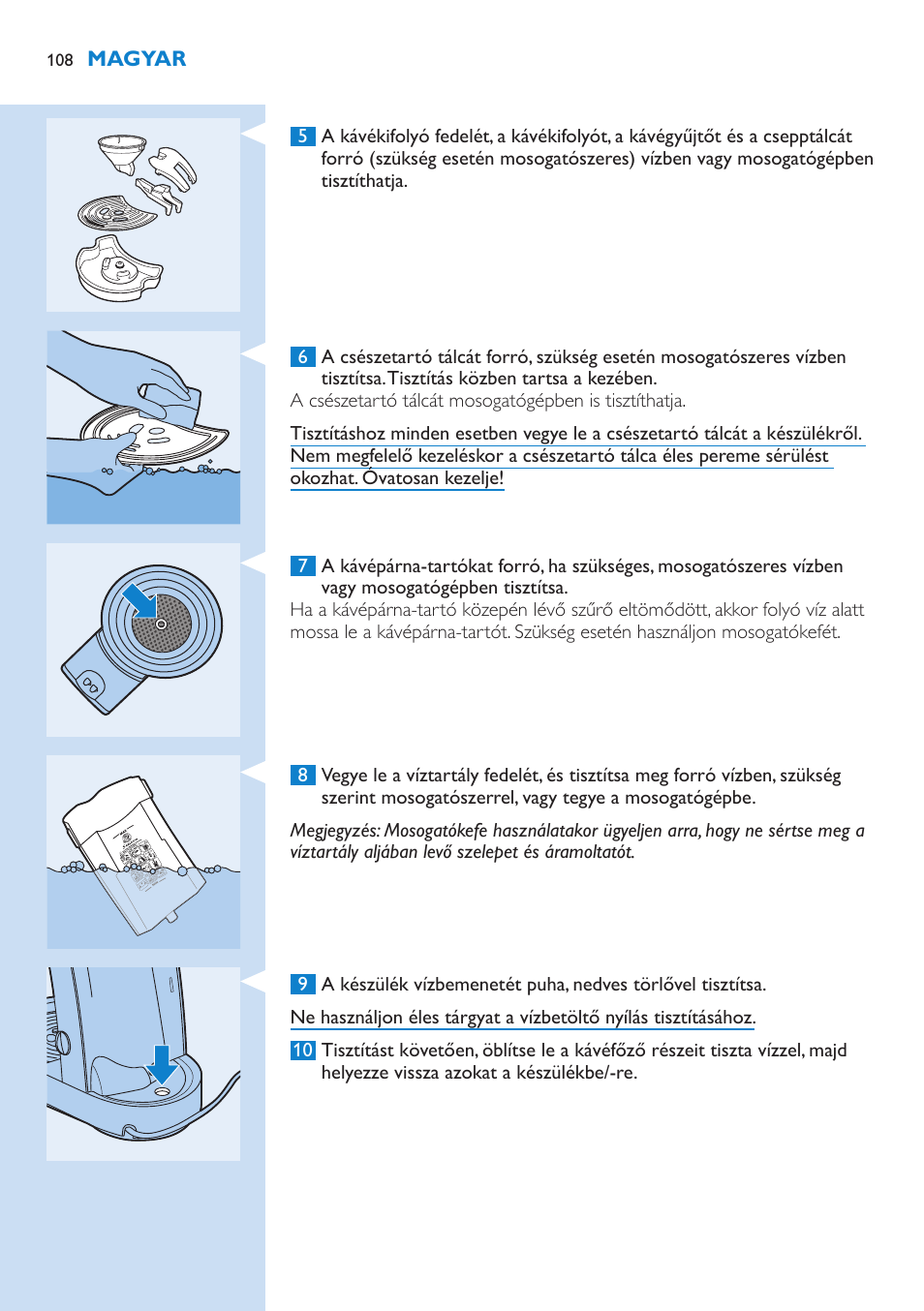 Philips SENSEO® Kaffeepadmaschine User Manual | Page 108 / 162