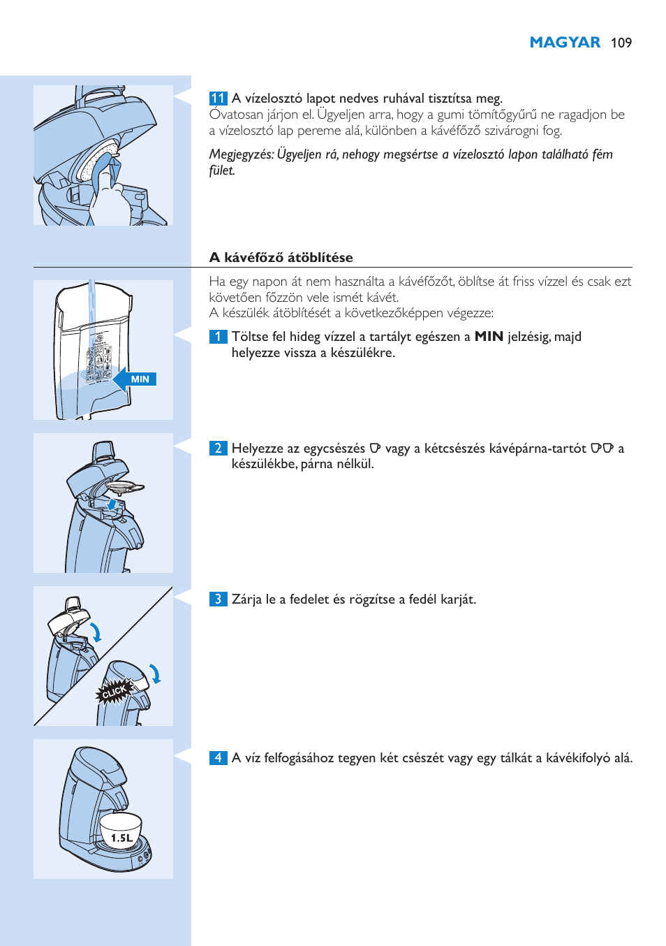 Philips SENSEO® Kaffeepadmaschine User Manual | Page 109 / 162
