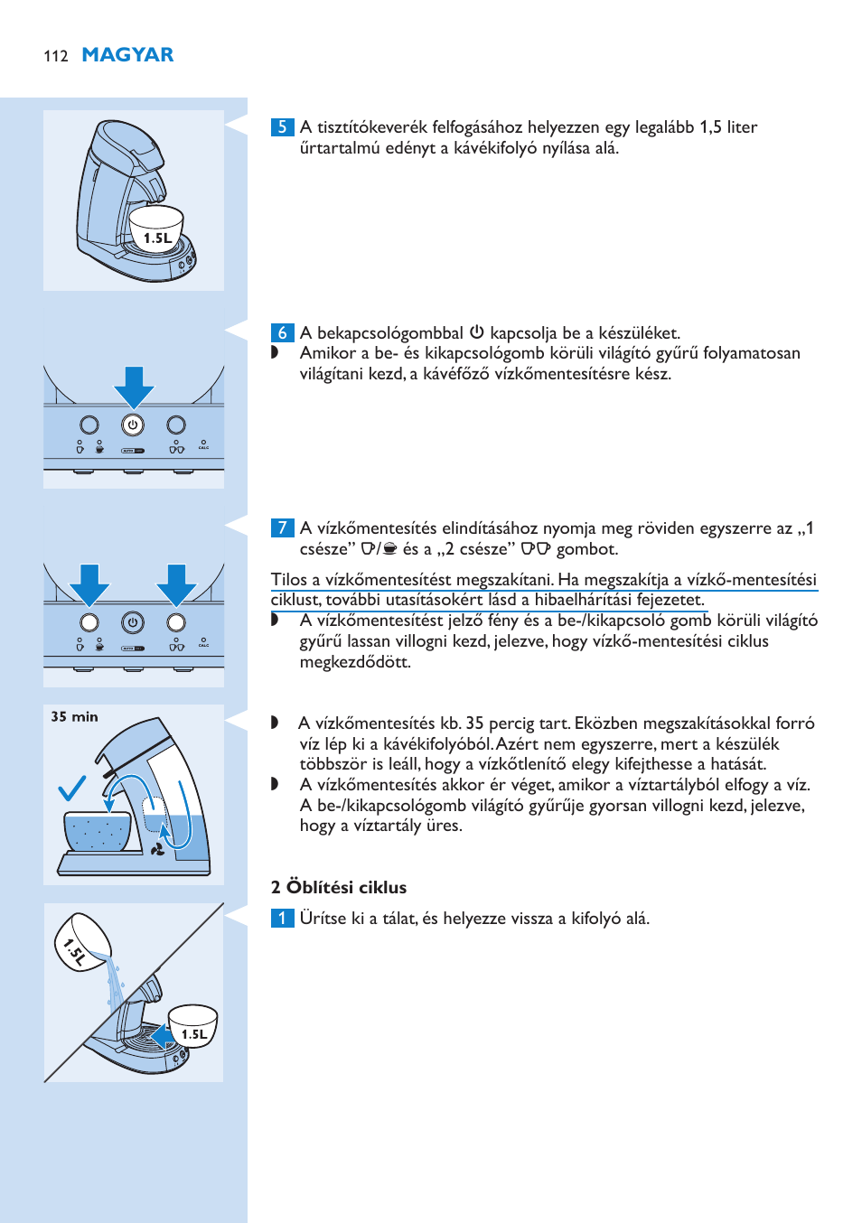 Philips SENSEO® Kaffeepadmaschine User Manual | Page 112 / 162