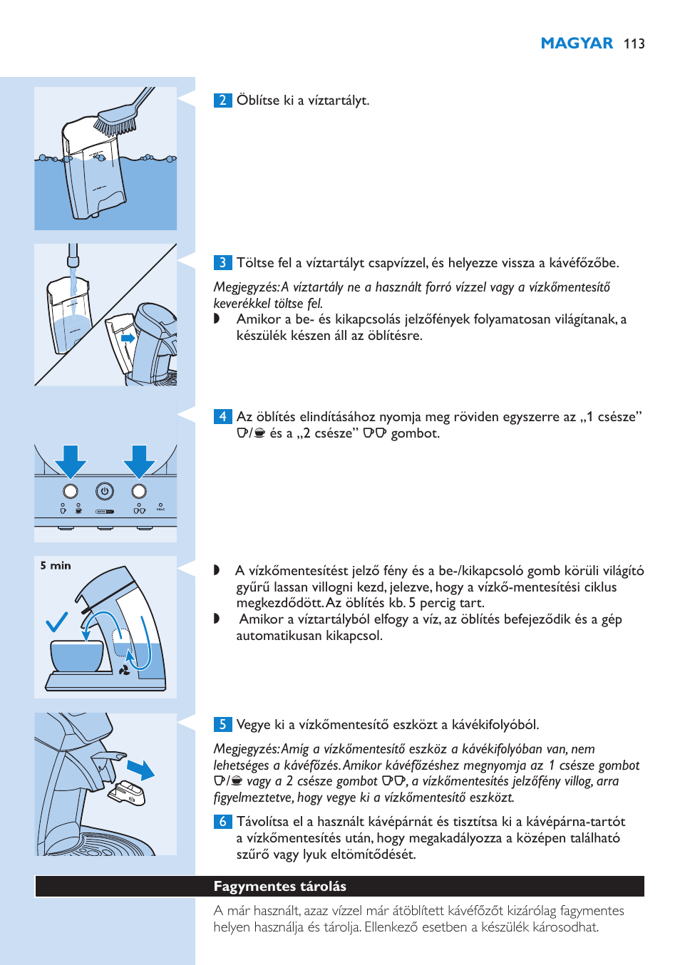 Philips SENSEO® Kaffeepadmaschine User Manual | Page 113 / 162