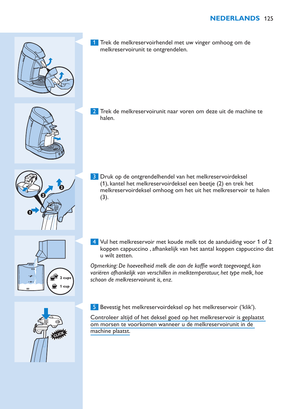 Philips SENSEO® Kaffeepadmaschine User Manual | Page 125 / 162
