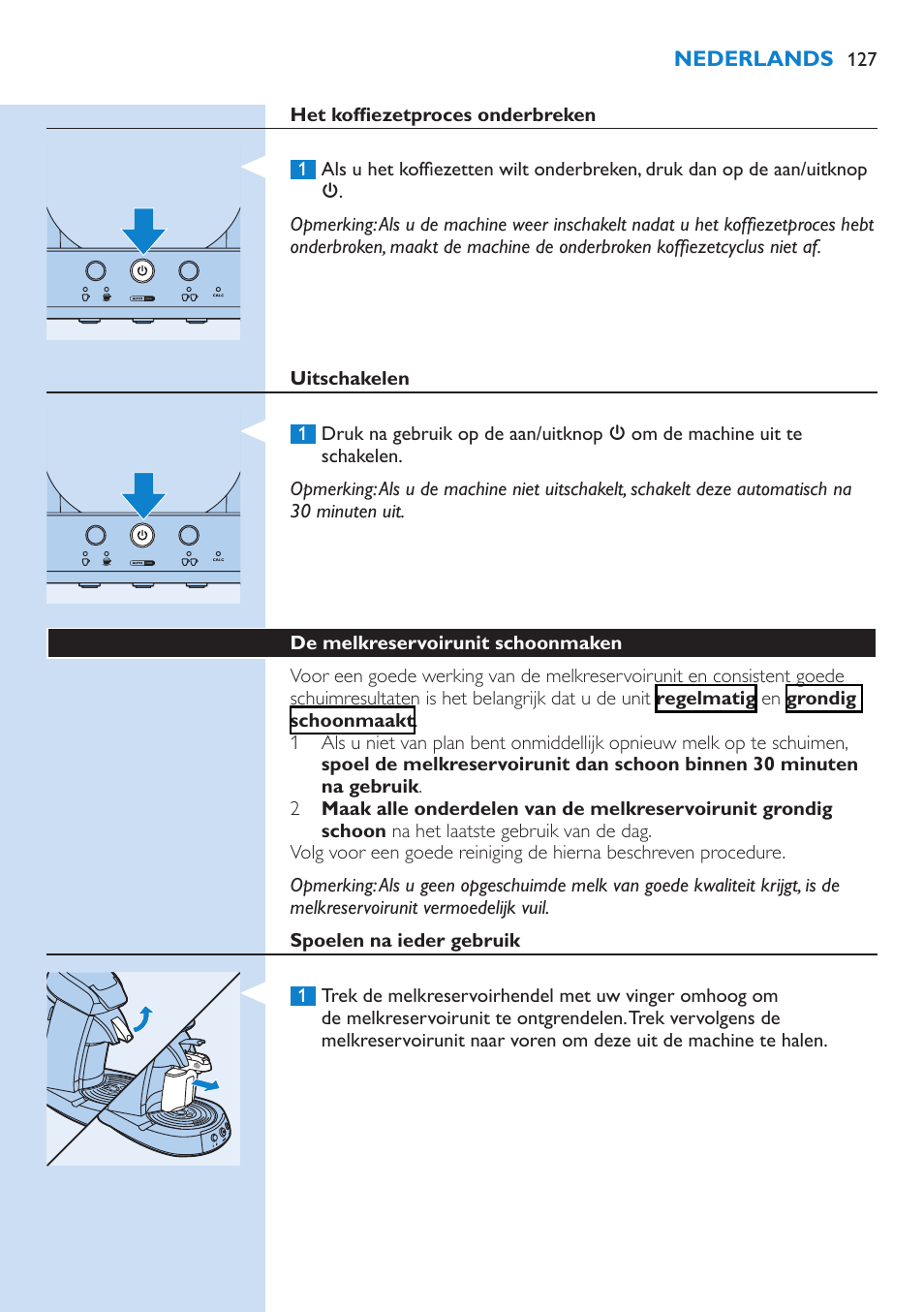 Philips SENSEO® Kaffeepadmaschine User Manual | Page 127 / 162