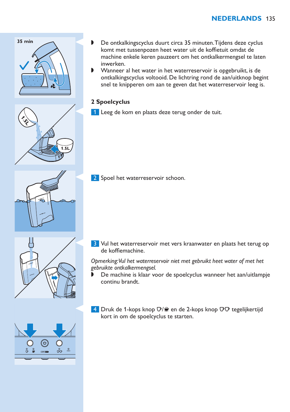 Philips SENSEO® Kaffeepadmaschine User Manual | Page 135 / 162