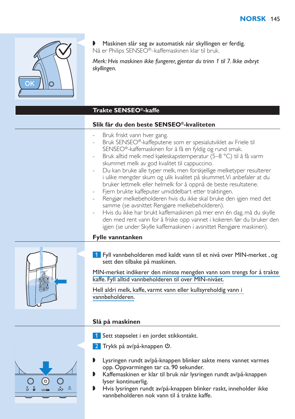 Philips SENSEO® Kaffeepadmaschine User Manual | Page 145 / 162