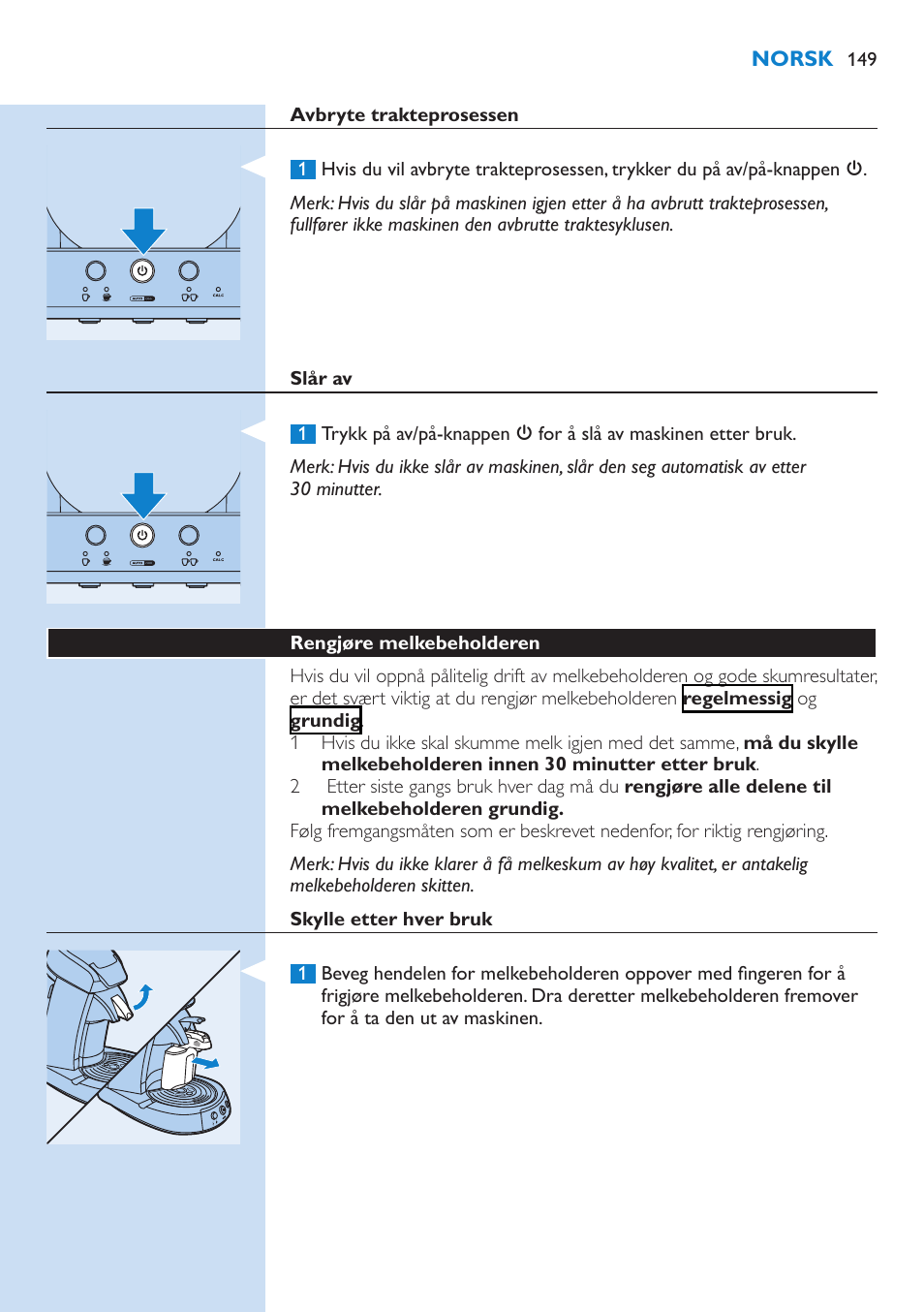 Philips SENSEO® Kaffeepadmaschine User Manual | Page 149 / 162