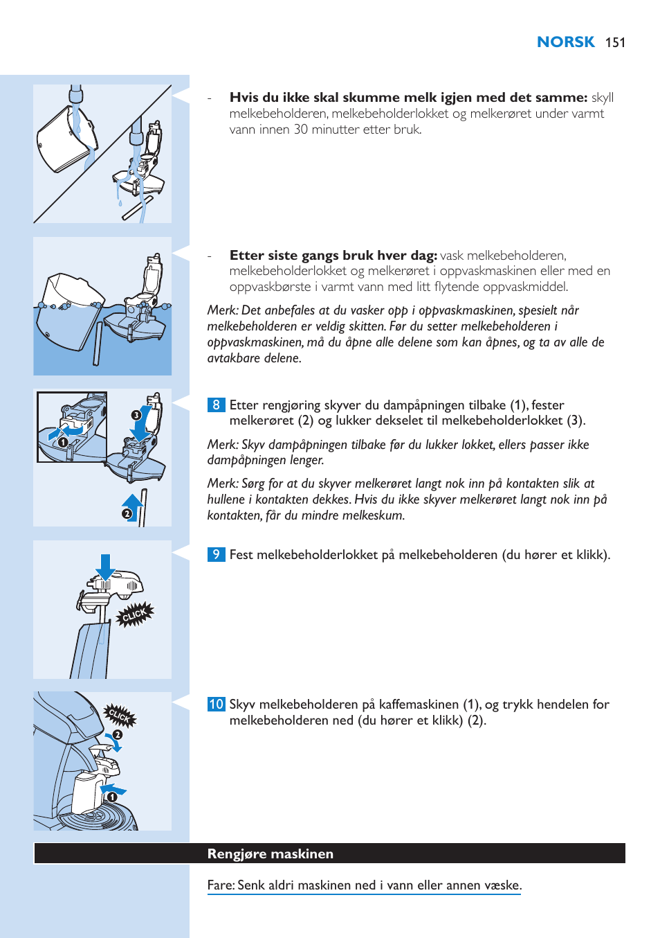 Philips SENSEO® Kaffeepadmaschine User Manual | Page 151 / 162
