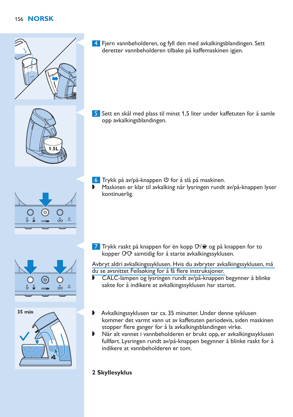 Philips SENSEO® Kaffeepadmaschine User Manual | Page 156 / 162