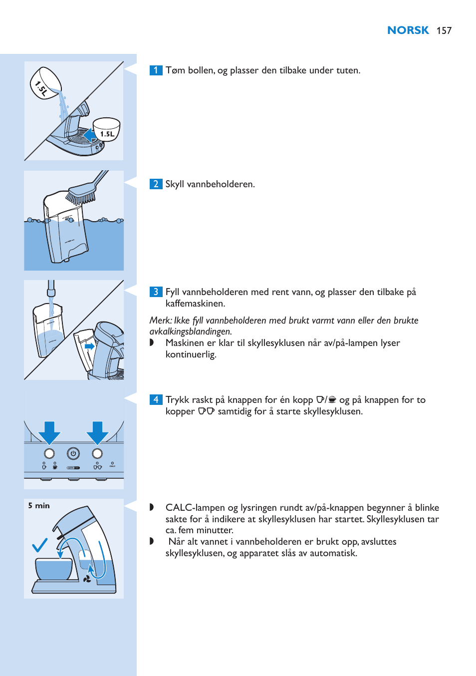 Philips SENSEO® Kaffeepadmaschine User Manual | Page 157 / 162
