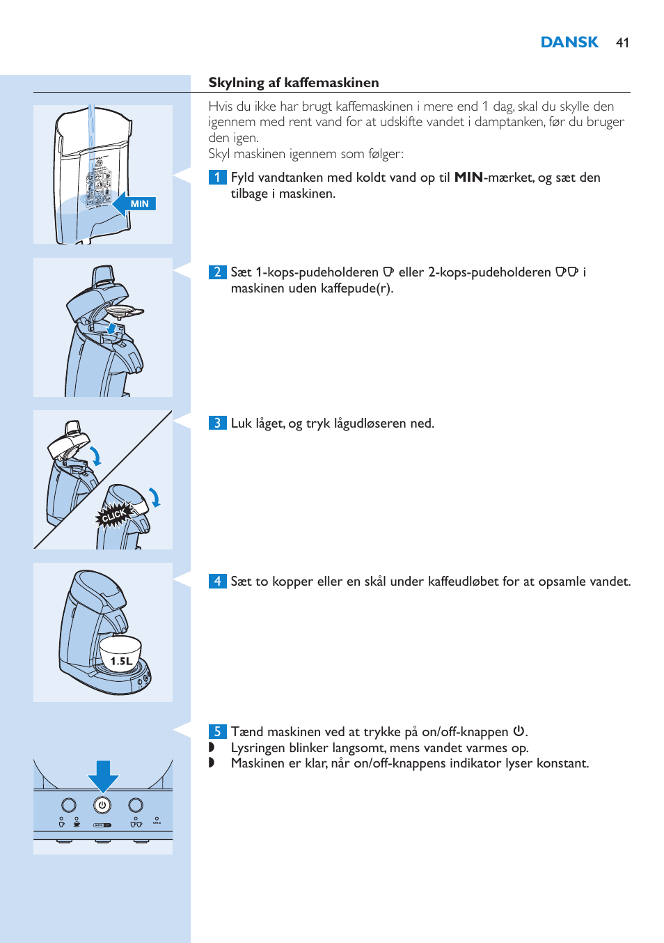 Philips SENSEO® Kaffeepadmaschine User Manual | Page 41 / 162