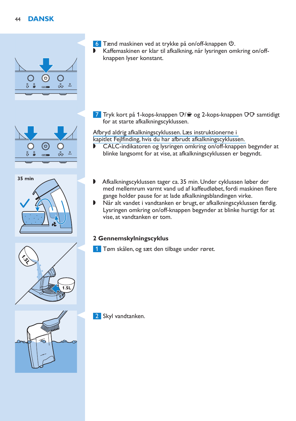 Philips SENSEO® Kaffeepadmaschine User Manual | Page 44 / 162
