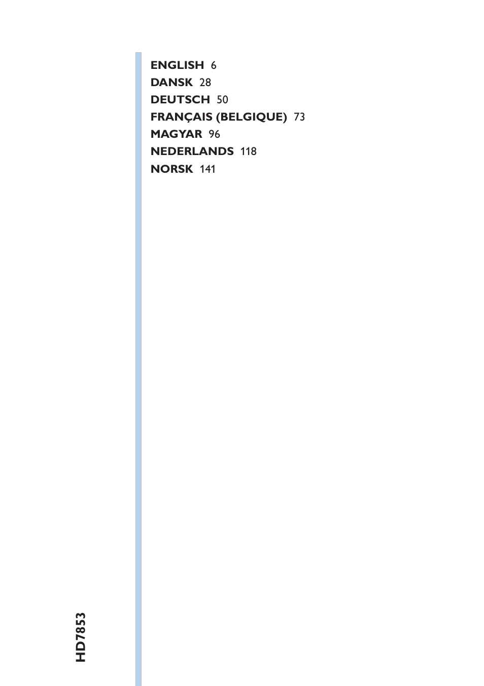 Philips SENSEO® Kaffeepadmaschine User Manual | Page 5 / 162