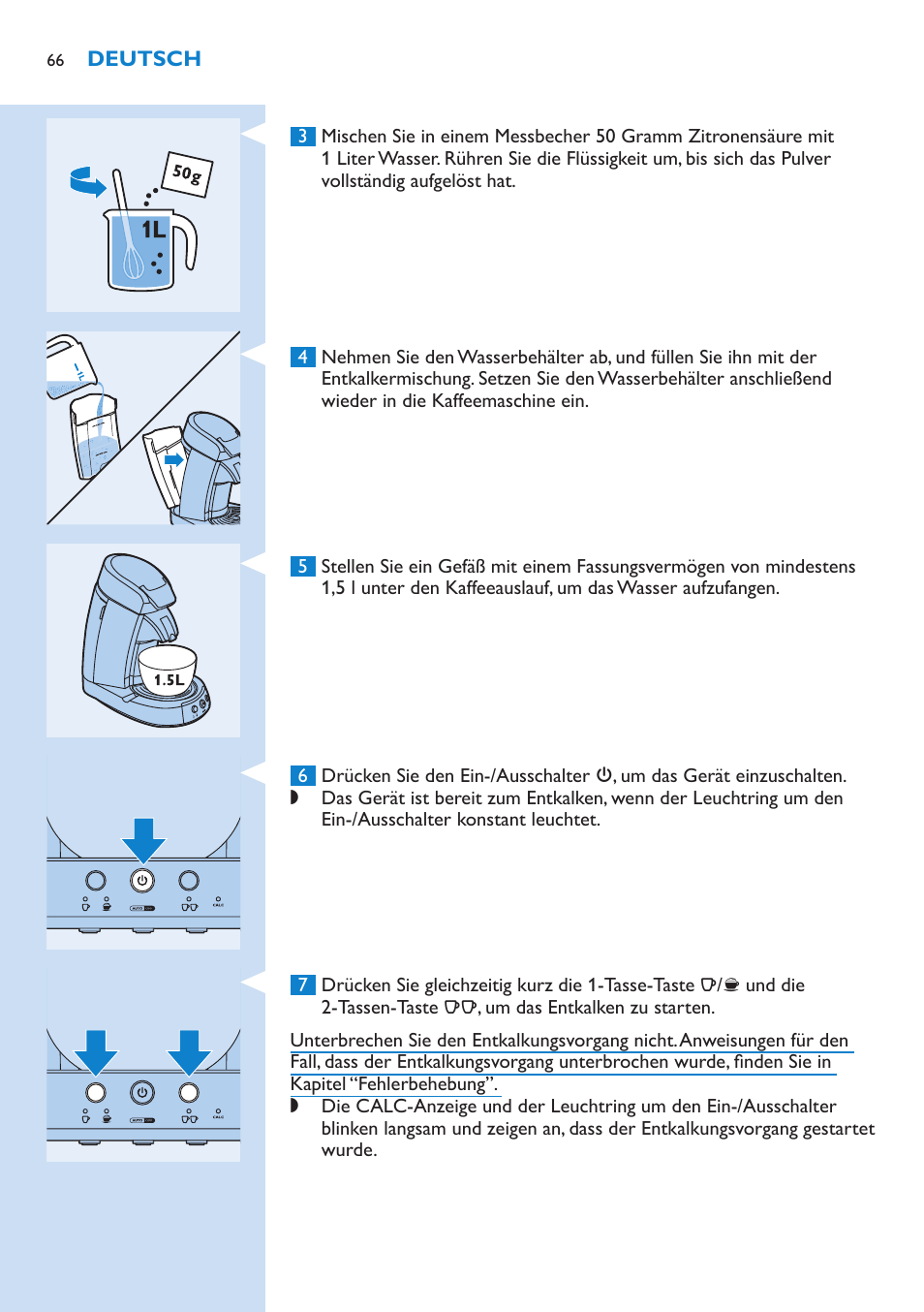 Philips SENSEO® Kaffeepadmaschine User Manual | Page 66 / 162