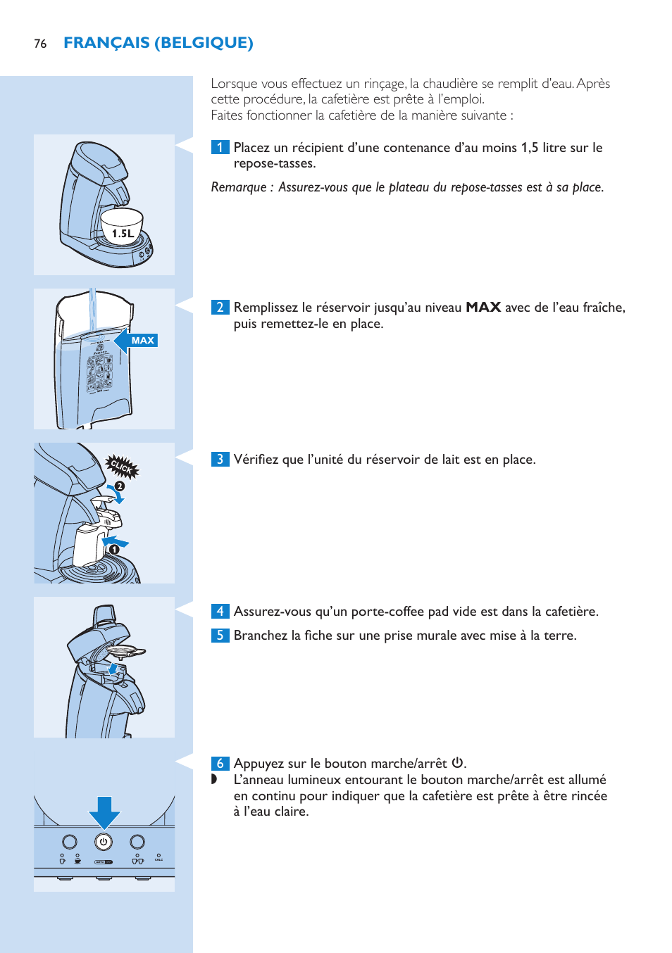 Philips SENSEO® Kaffeepadmaschine User Manual | Page 76 / 162