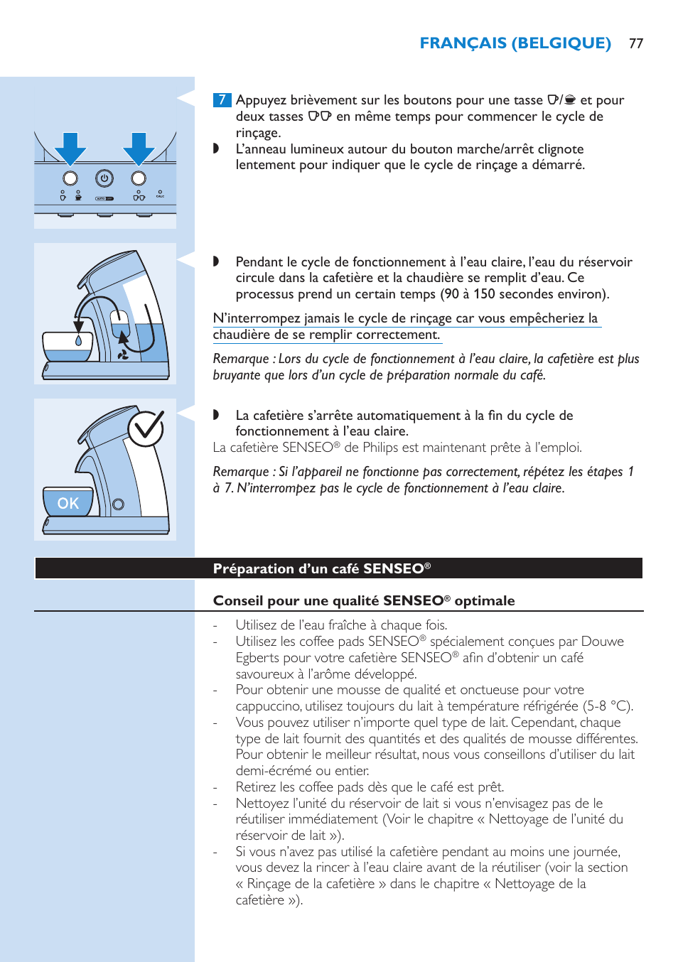 Philips SENSEO® Kaffeepadmaschine User Manual | Page 77 / 162