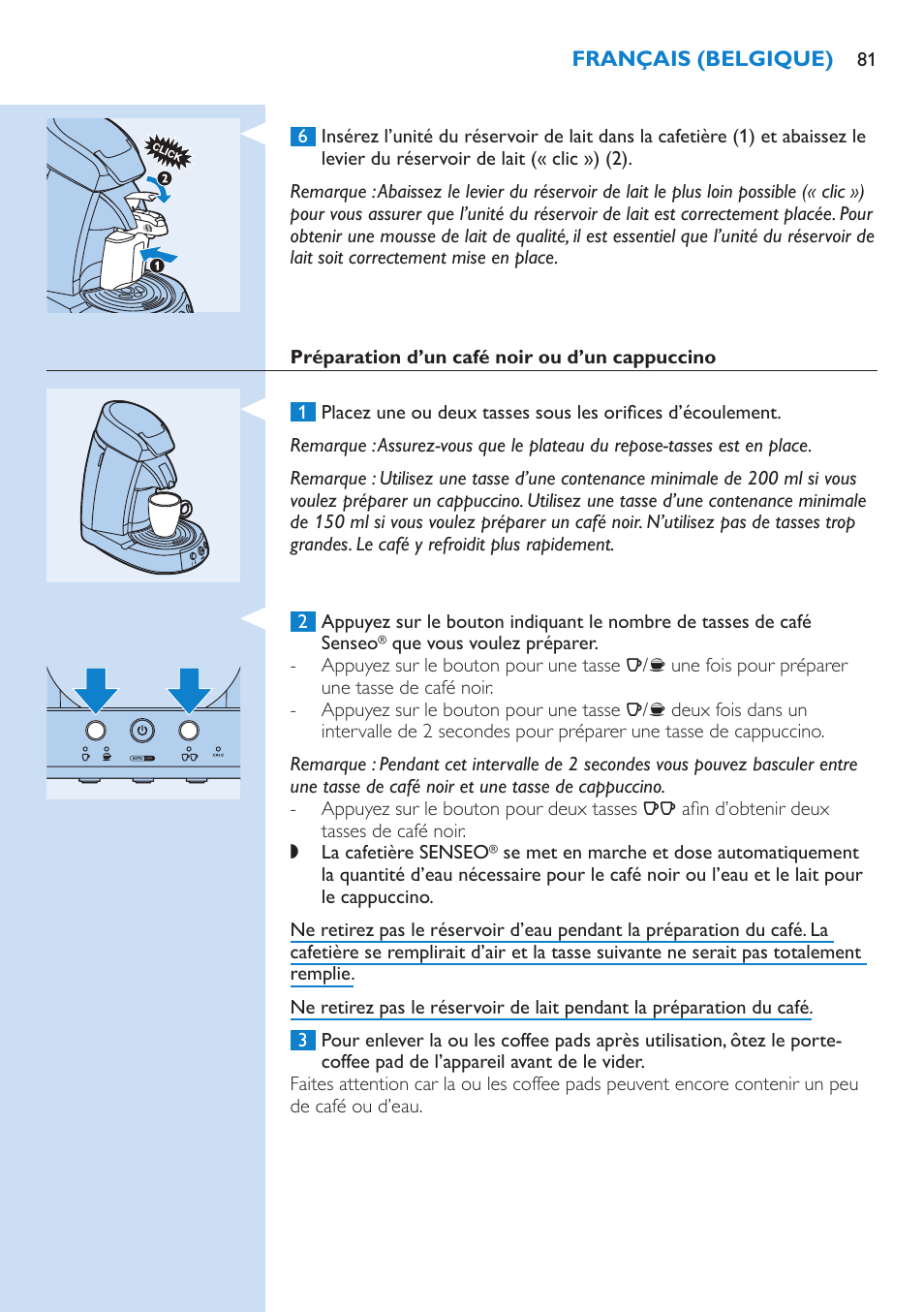 Philips SENSEO® Kaffeepadmaschine User Manual | Page 81 / 162