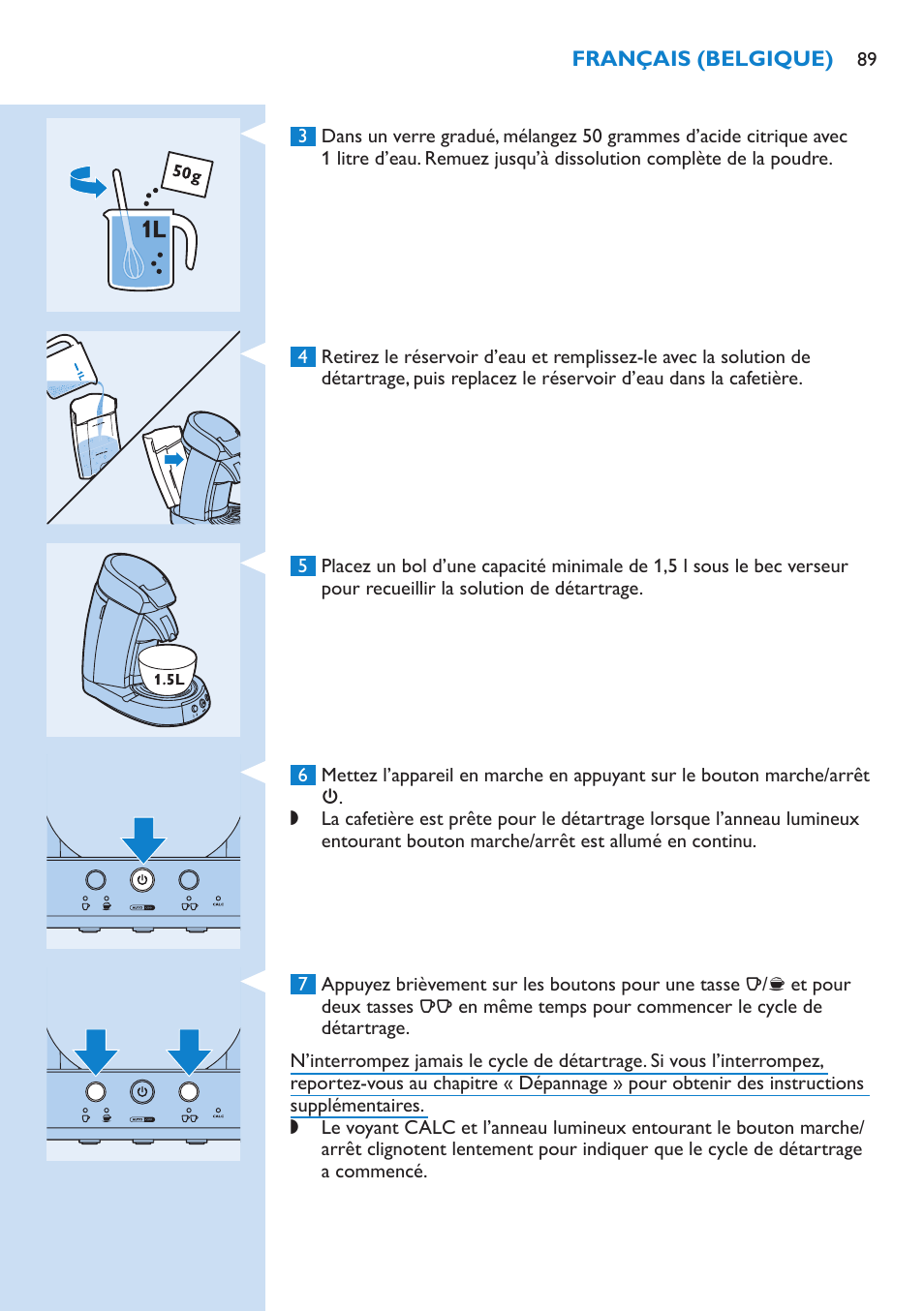 Philips SENSEO® Kaffeepadmaschine User Manual | Page 89 / 162