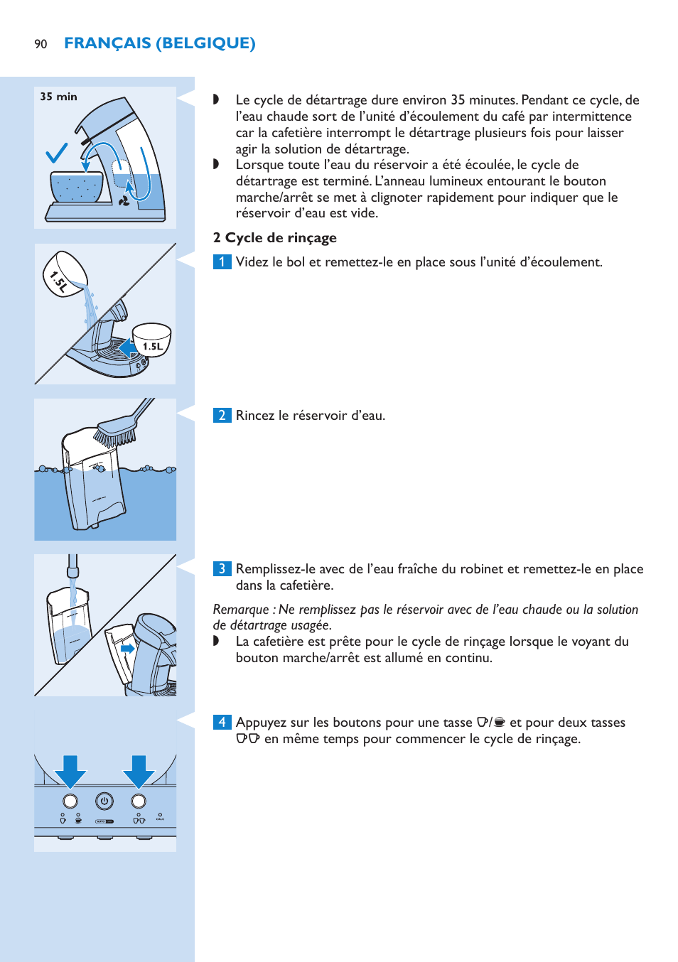 Philips SENSEO® Kaffeepadmaschine User Manual | Page 90 / 162
