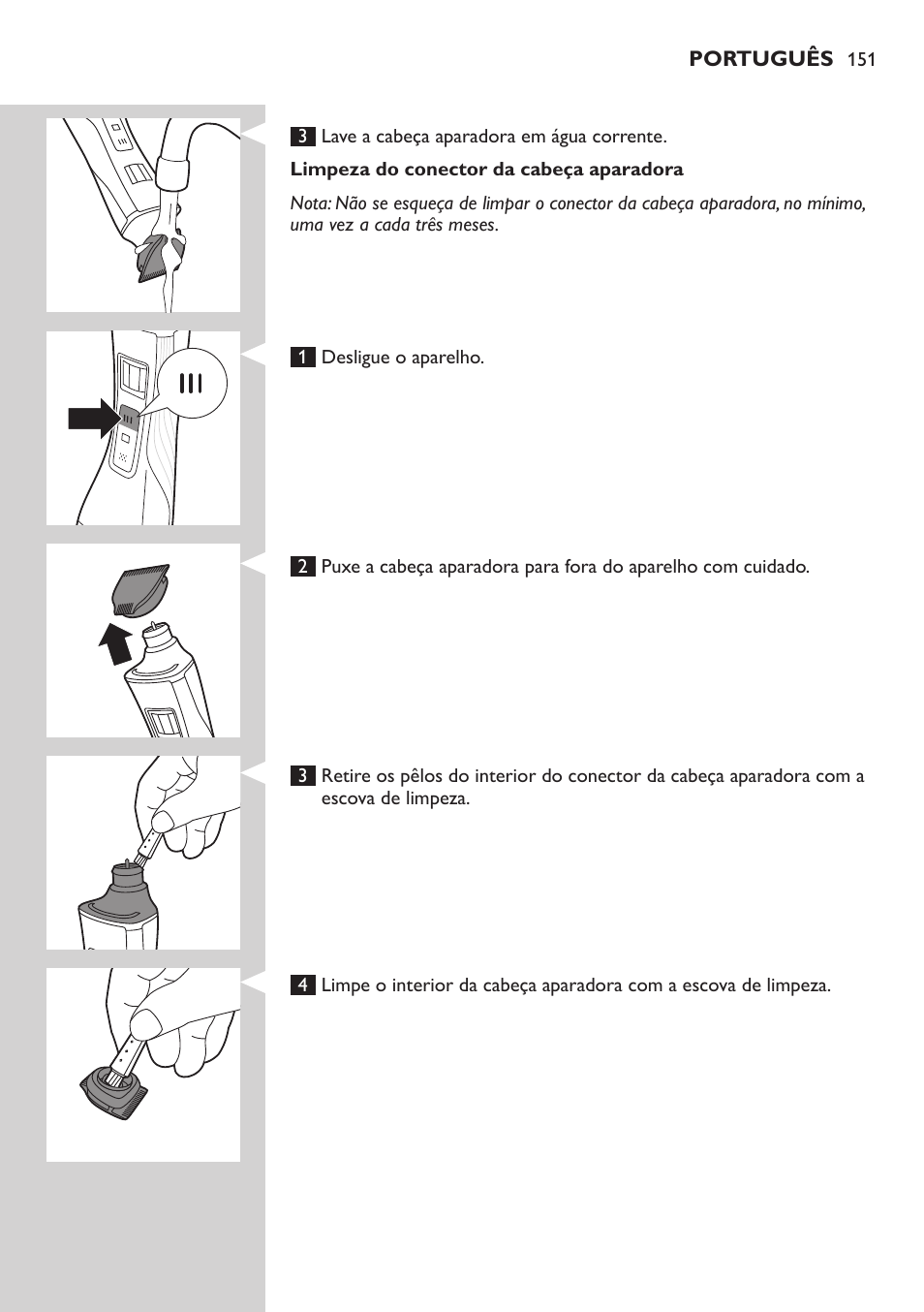 Philips StyleShaver Wasserdichter Rasierer und Styler User Manual | Page 151 / 182
