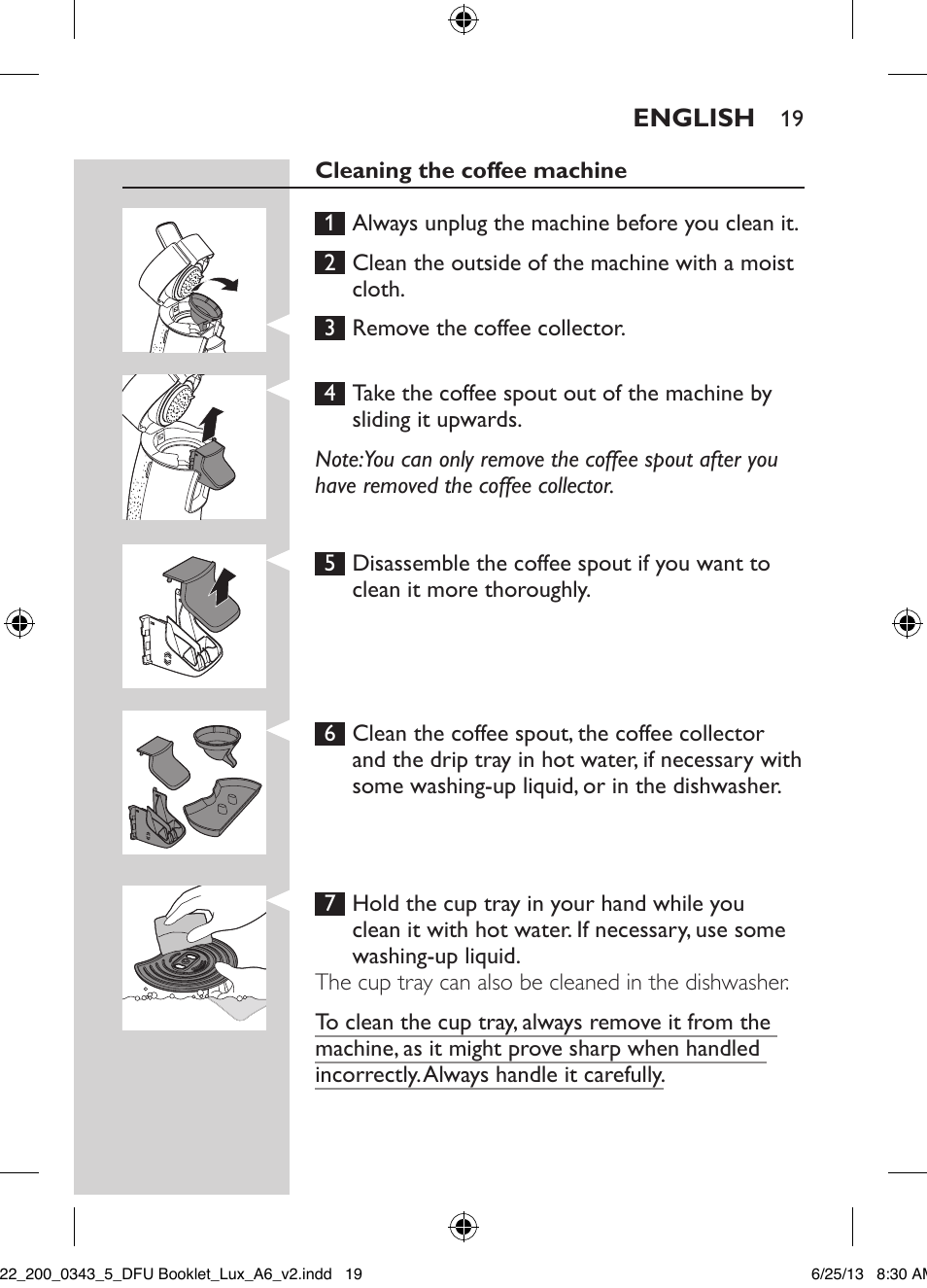 Philips SENSEO® Viva Café Kaffeepadmaschine User Manual | Page 19 / 118