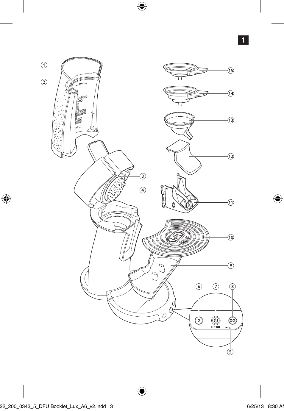 Philips SENSEO® Viva Café Kaffeepadmaschine User Manual | Page 3 / 118
