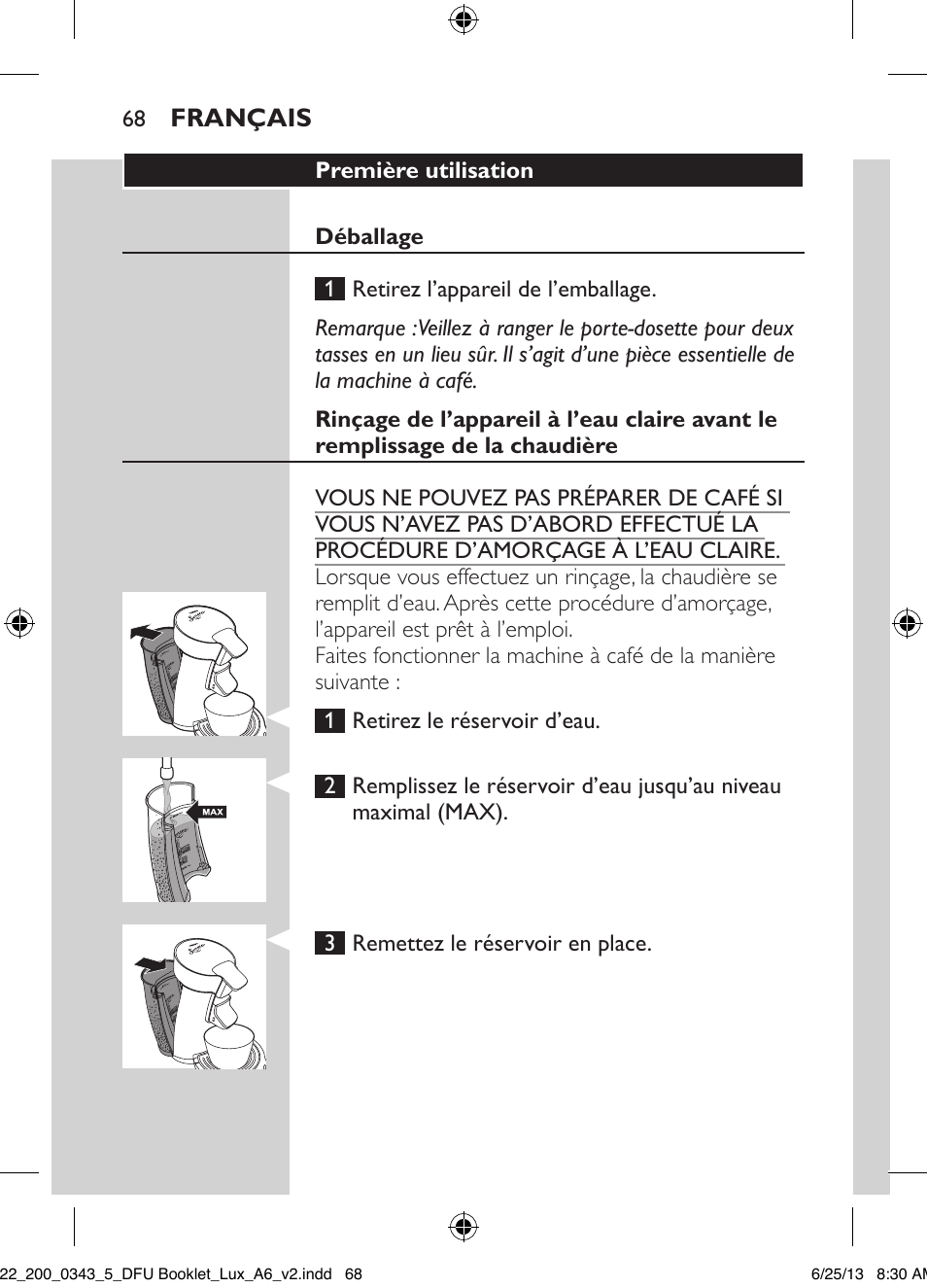 Philips SENSEO® Viva Café Kaffeepadmaschine User Manual | Page 68 / 118