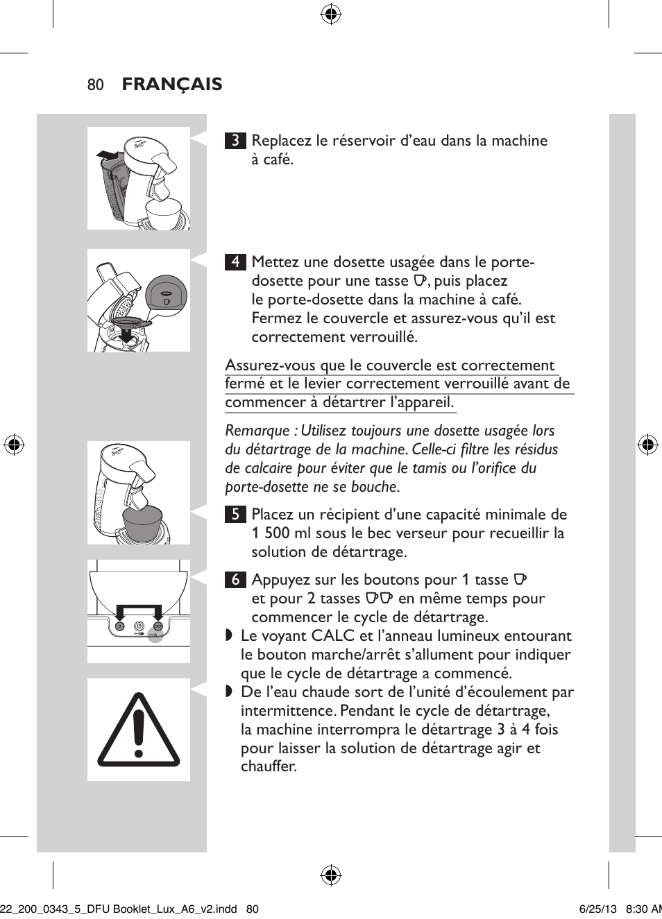 Philips SENSEO® Viva Café Kaffeepadmaschine User Manual | Page 80 / 118