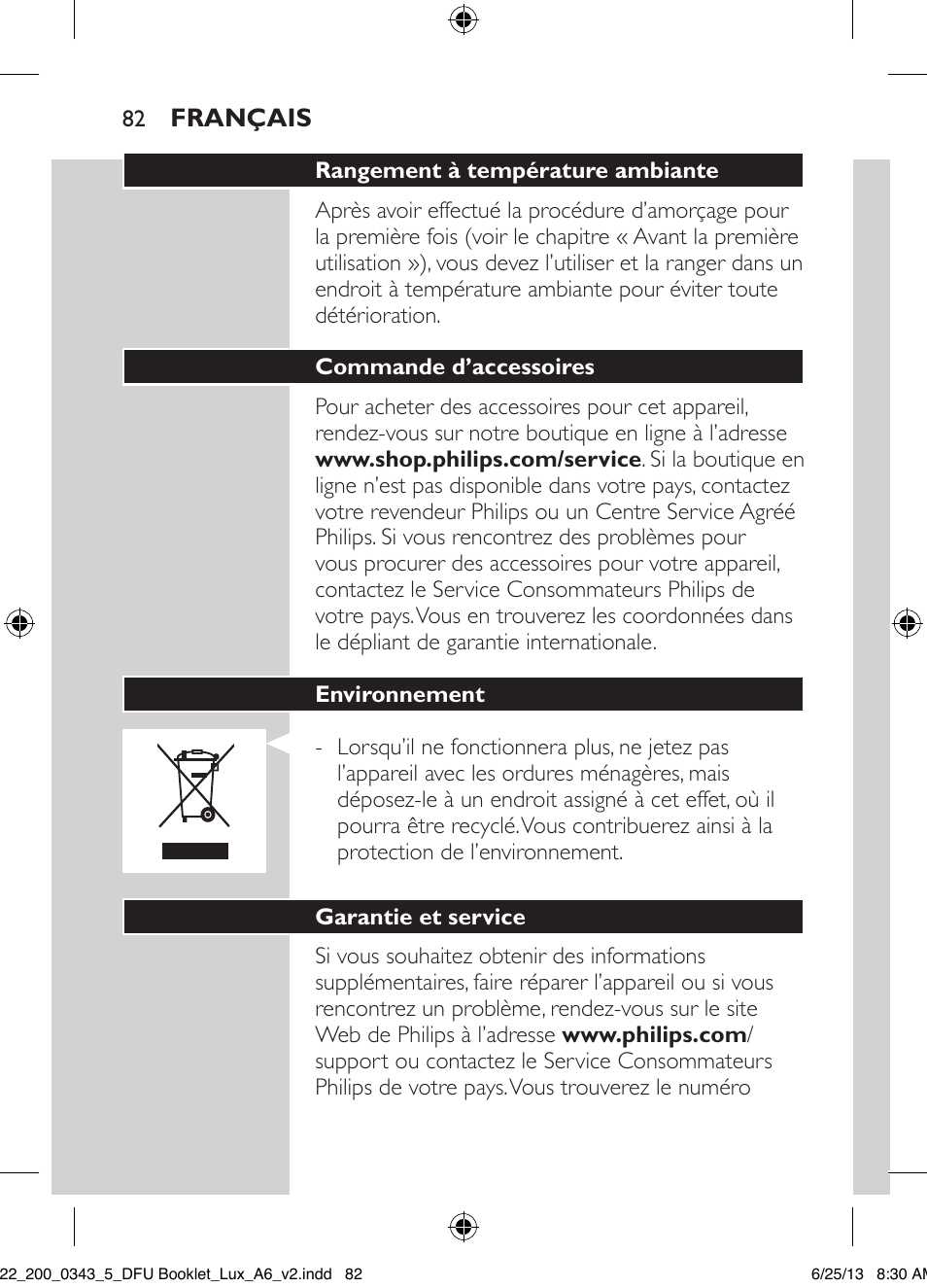 Philips SENSEO® Viva Café Kaffeepadmaschine User Manual | Page 82 / 118