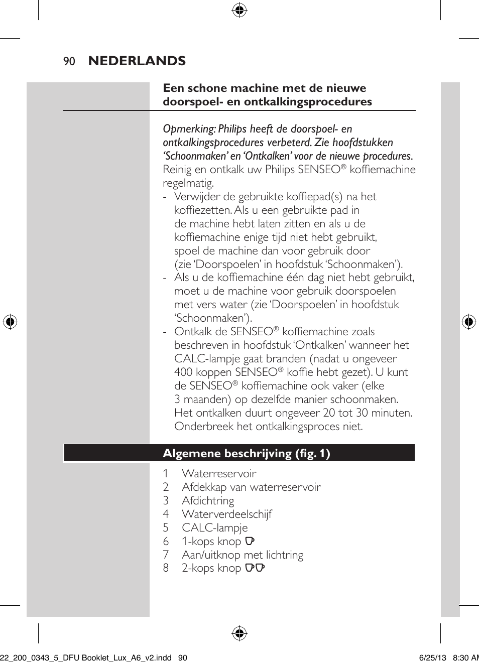 Philips SENSEO® Viva Café Kaffeepadmaschine User Manual | Page 90 / 118
