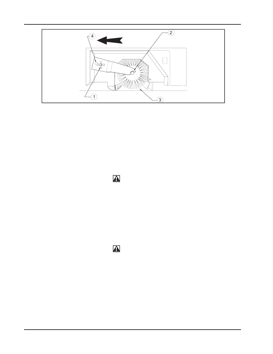 Service instructions, Main broom service instructions, To check the main broom sweep pattern | To adjust the main broom sweep height, To change the main broom | Nilfisk-ALTO 114RS SWEEPER User Manual | Page 19 / 74