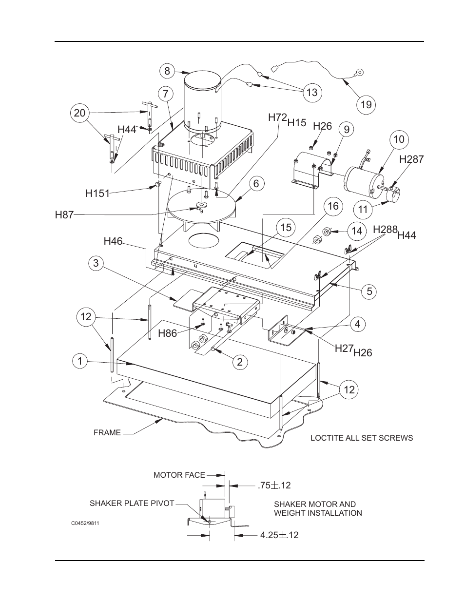 Filter system - exploded view | Nilfisk-ALTO 114RS SWEEPER User Manual | Page 42 / 74